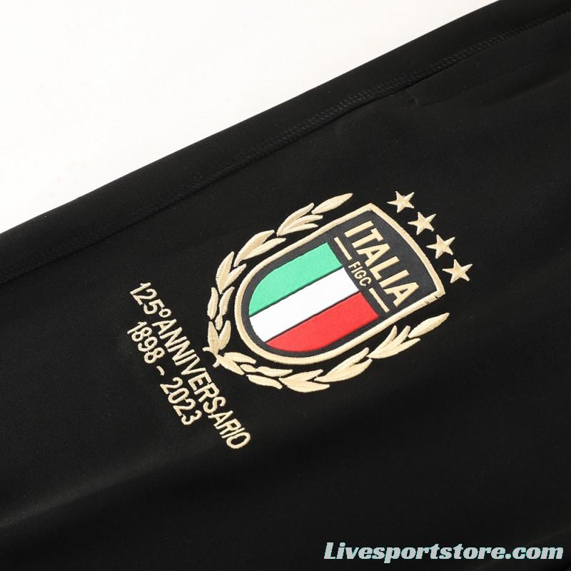 2023 Italy 125th Anniversary White Full Zipper Hooide Jacket+Pants