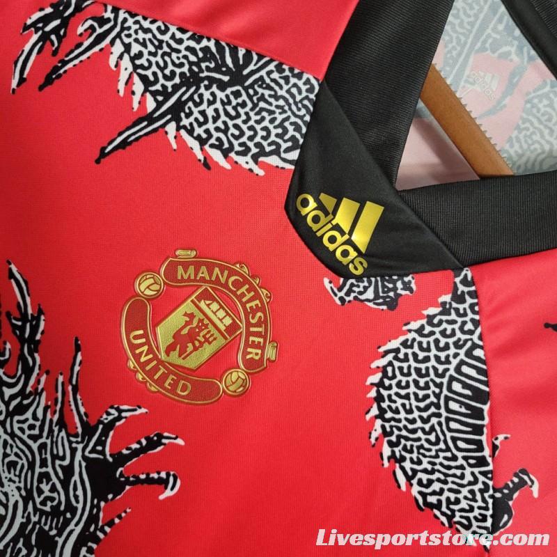 Retro 19/20 Manchester United Spring Festival China Dragon Special Edition Jersey