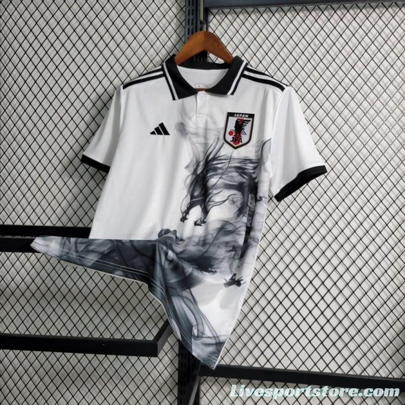 2023 Japan White Ink Painting Dragon Special Jersey