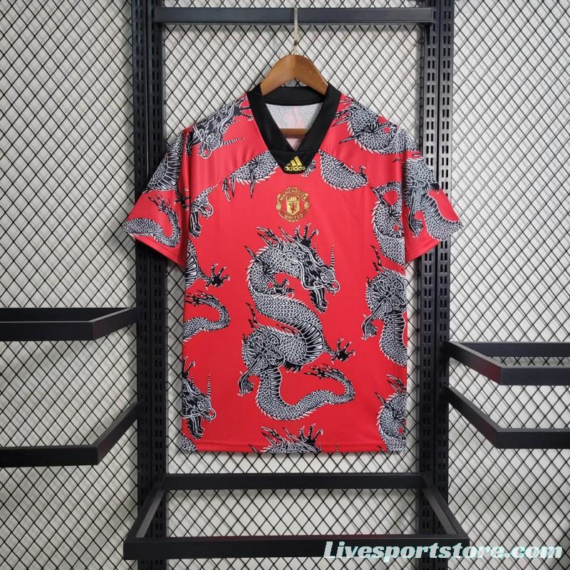 Retro 19/20 Manchester United Spring Festival China Dragon Special Edition Jersey