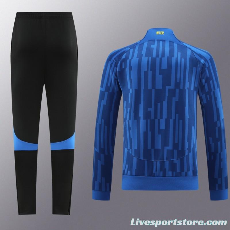 23/24 Inter Milan Blue Full Zipper Jacket+Pants