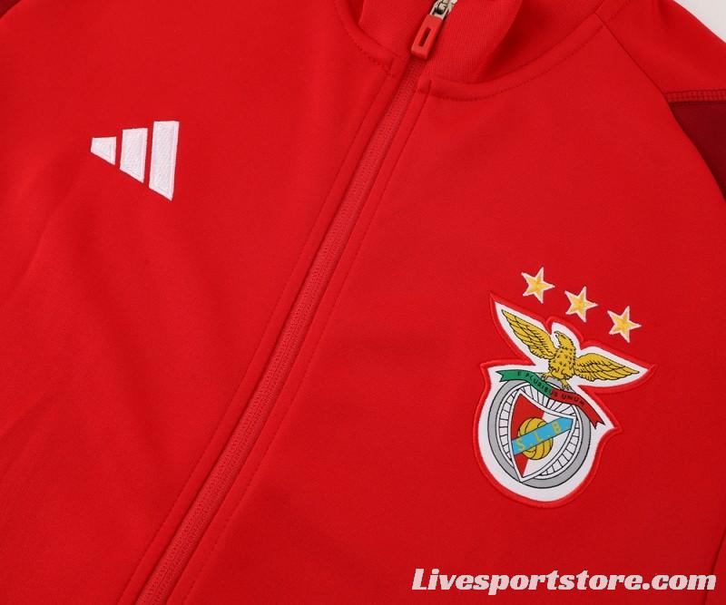 23/24 Benfica Red Full Zipper Jacket+Pants