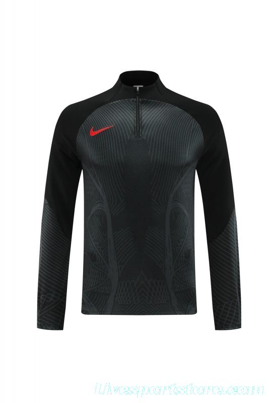 2024 Nike Black Half Zipper Jacket+Pants