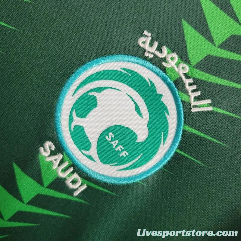 2024 Kids Saudi Arabia Home Jersey