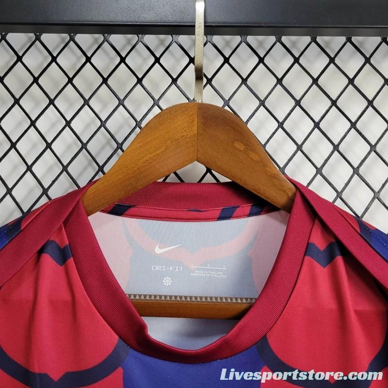 Player Version 23/24 Barcelona Academy Pro Pre-Match Blue Jersey