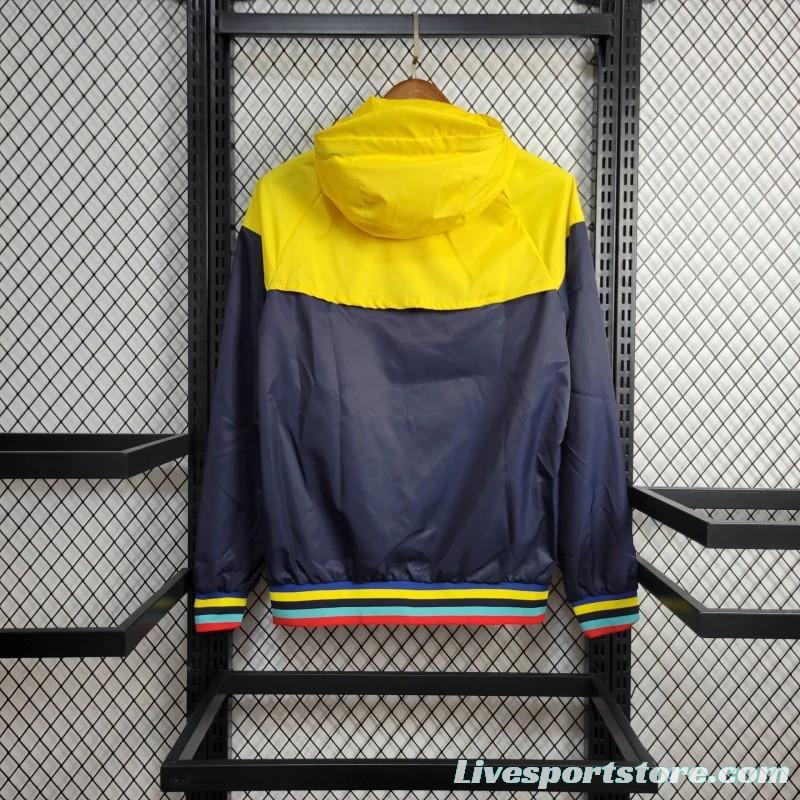 24/25 Chelsea  Navy/Yellow Windbreaker