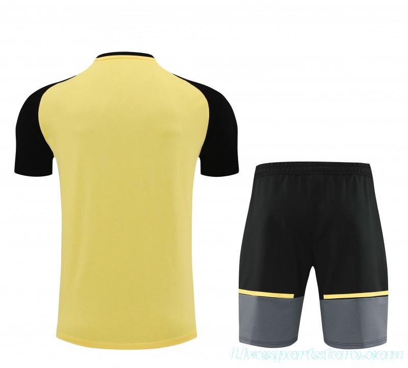 23/24 Borussia Dortmund Cotton Short Sleeve Jersey+Shorts