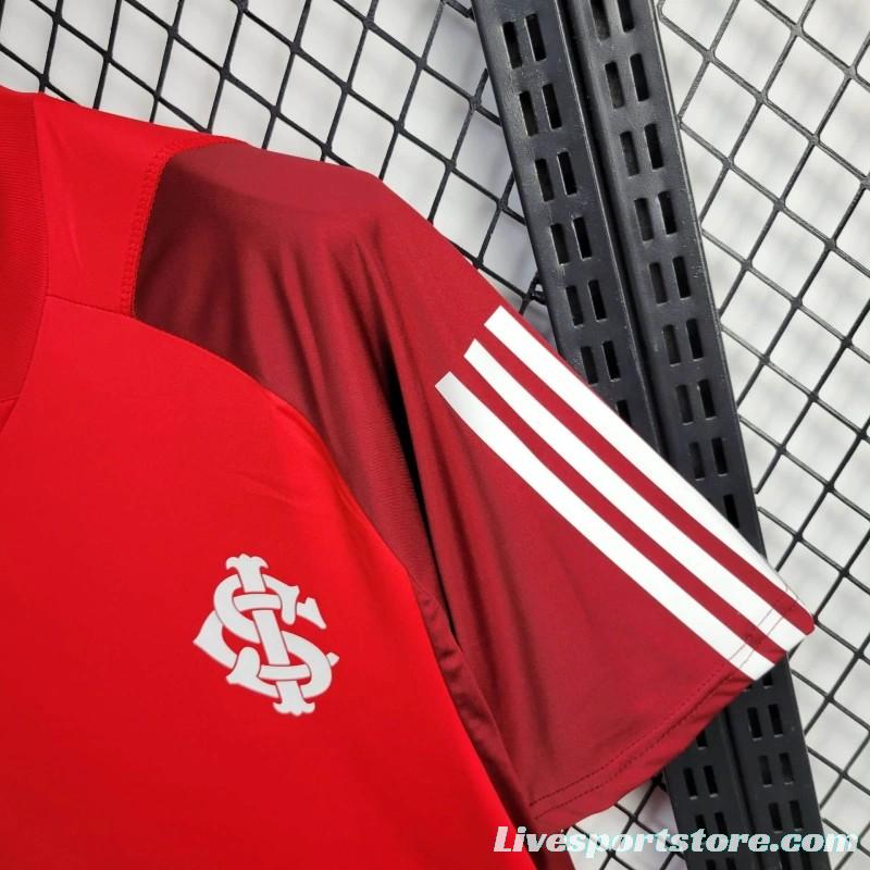 24/25 SC Internacional Training Red/Wine Jersey