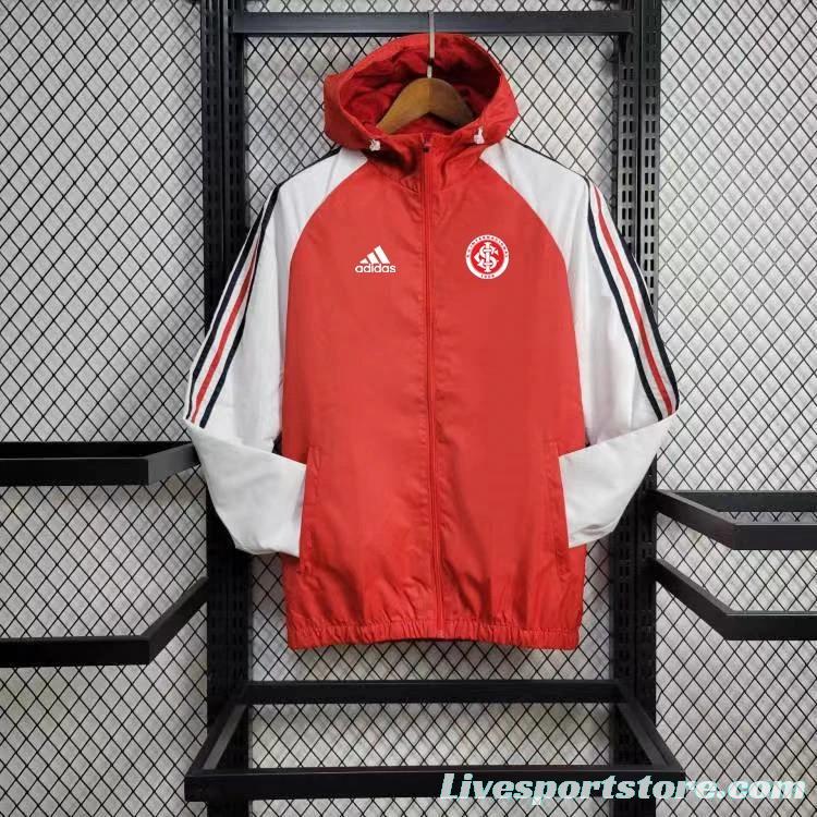 24/25 SC Internacional Red Windbreaker