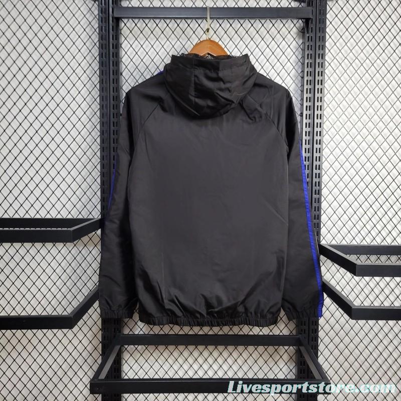 24/25 Sao Paulo Black Windbreaker