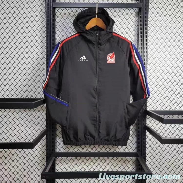 2024 Mexico Black Windbreaker