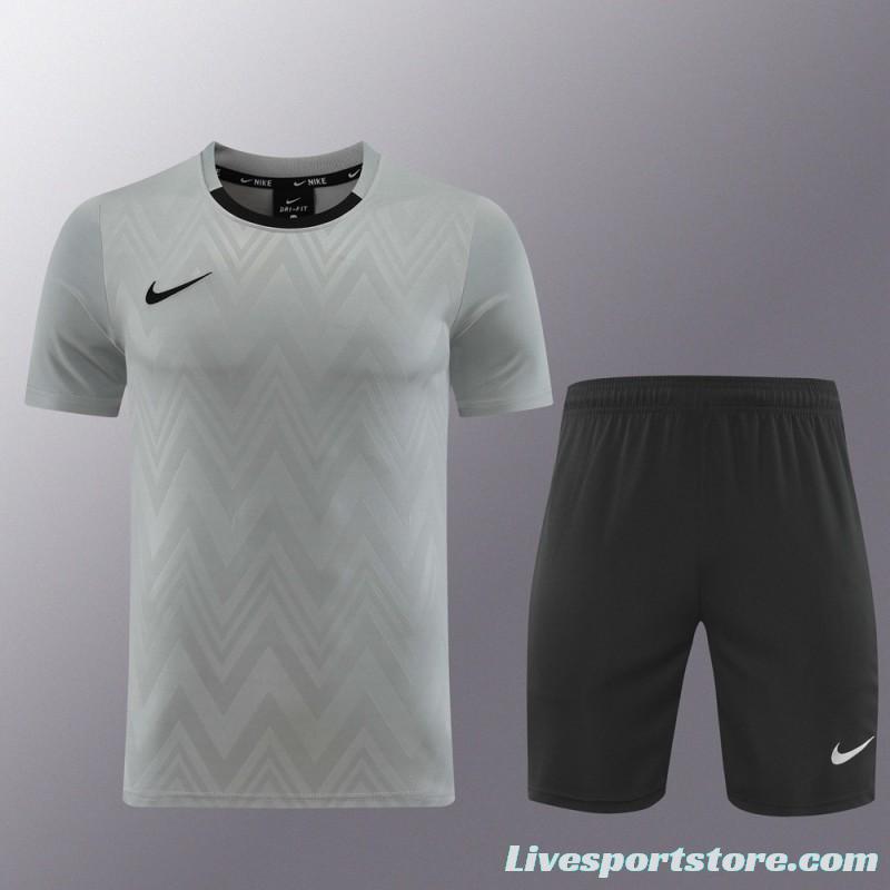 24/25 Nike Grey Short Sleeve Jersey+Shorts