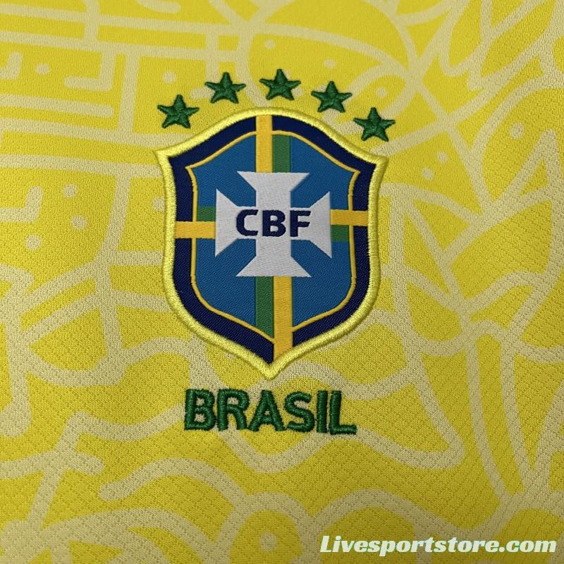 2024 Womens Brazil Home Shirt Jersey