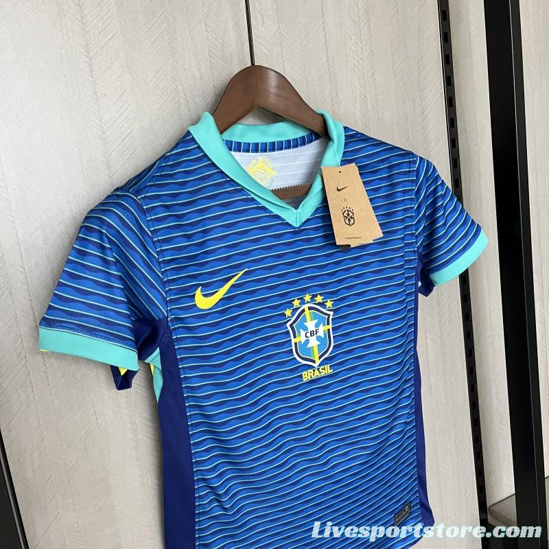 2024 Womens Brazil Away Shirt Jersey