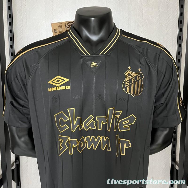 24/25 Santos Charlie Brown Jr Special Black Jersey