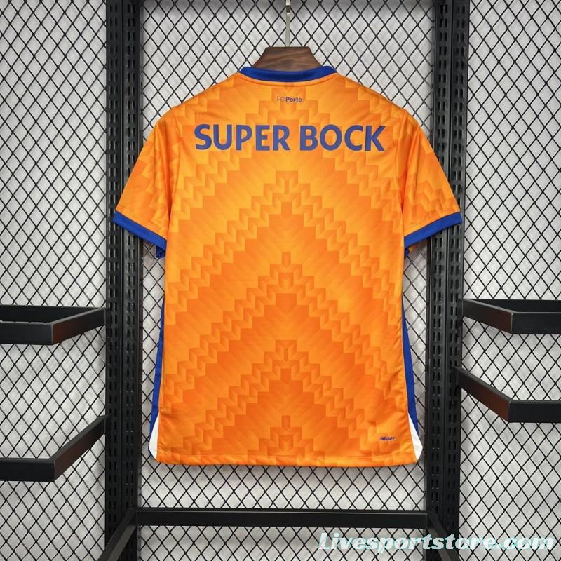 24/25 FC Porto  Away Orange Jersey