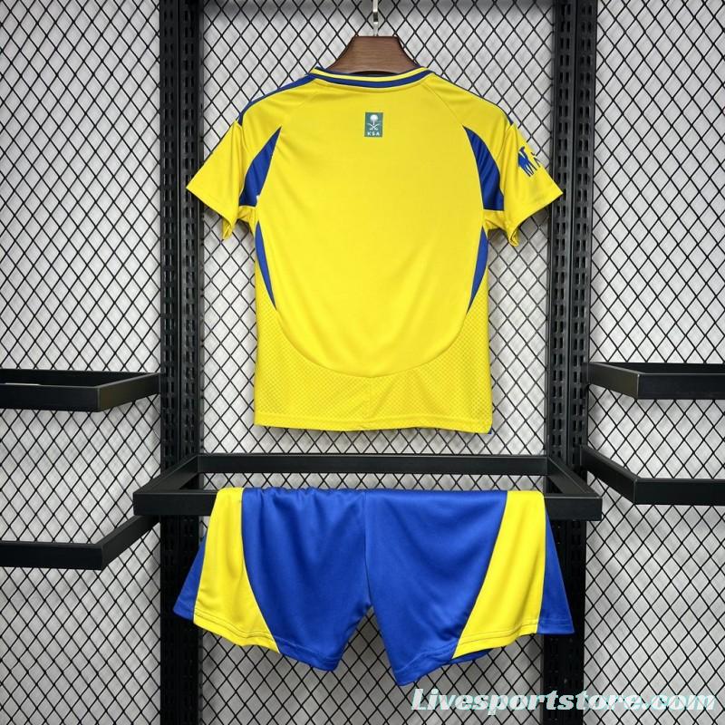 24/25 Kids Al-Nassr Home Jersey