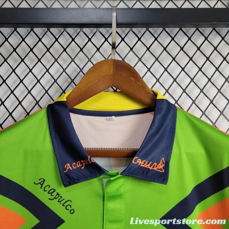 Retro 1994 Mexico Jorge Campos Home Green Goalkeeper