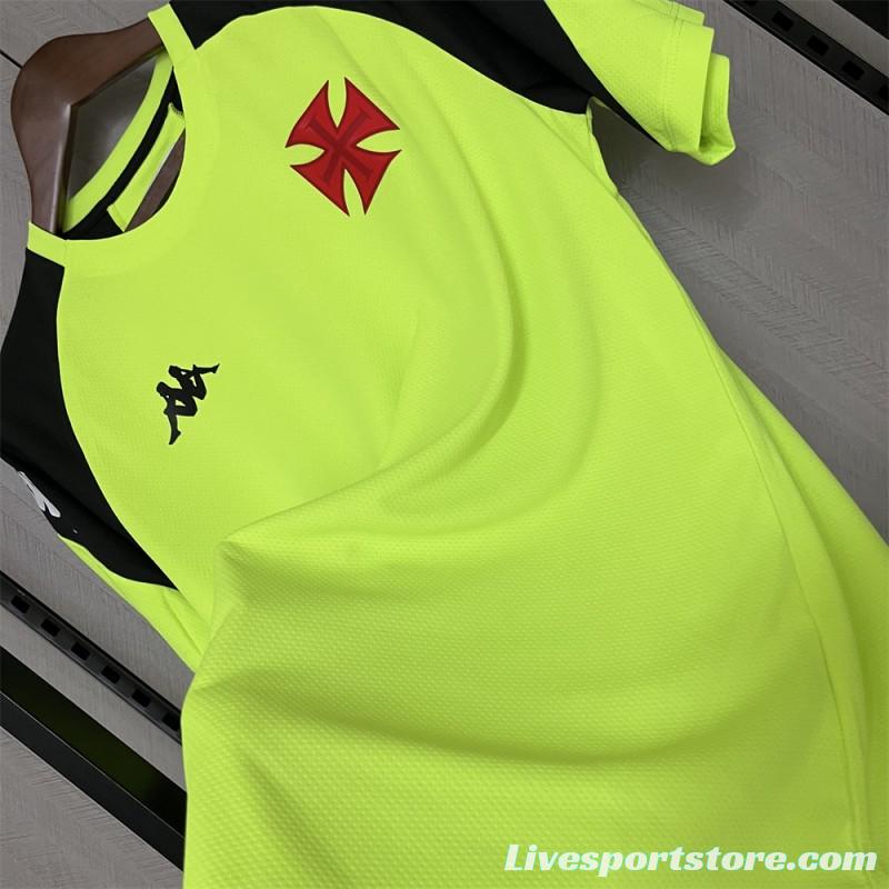 24/25 Vasco Da Gama Training Jersey Fluorescent Green Jersey