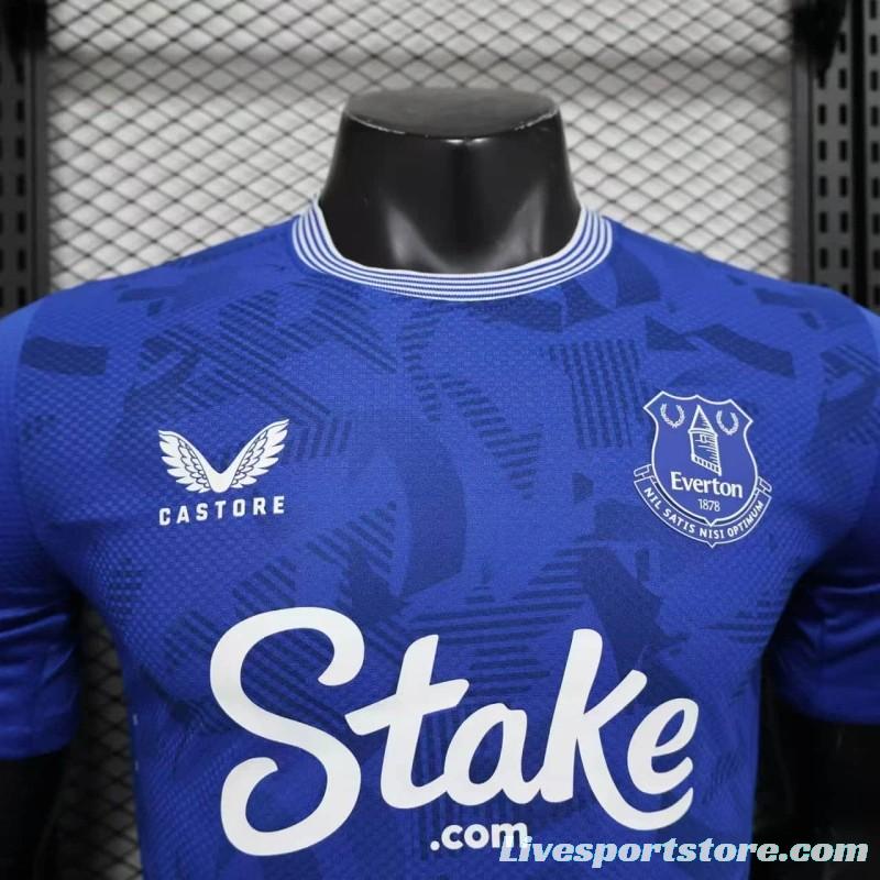 24/25 Player Version Everton Home Jersey