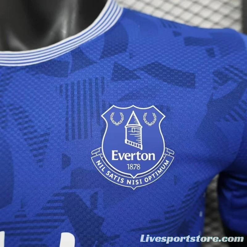 24/25 Player Version Everton Home Jersey