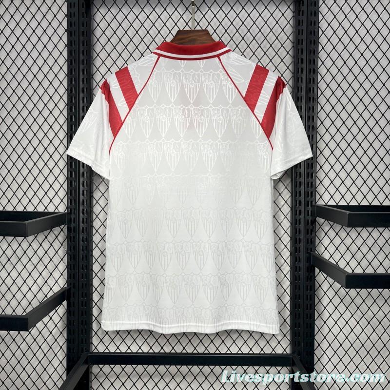 Retro 92/93 Sevilla FC Home Jersey