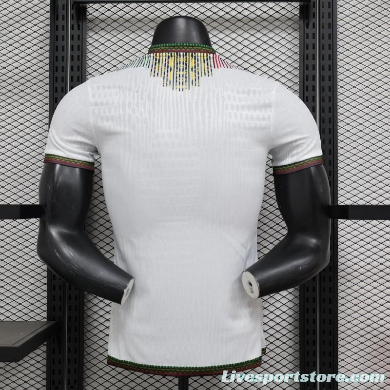 Player Version 2024 Mali Home White Jersey