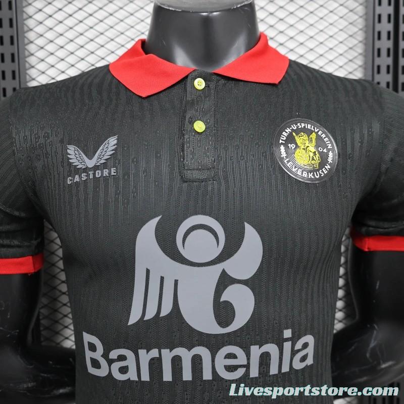 Player Version 24/25 Bayer Leverkusen 120th Anniversary Black Special Jersey