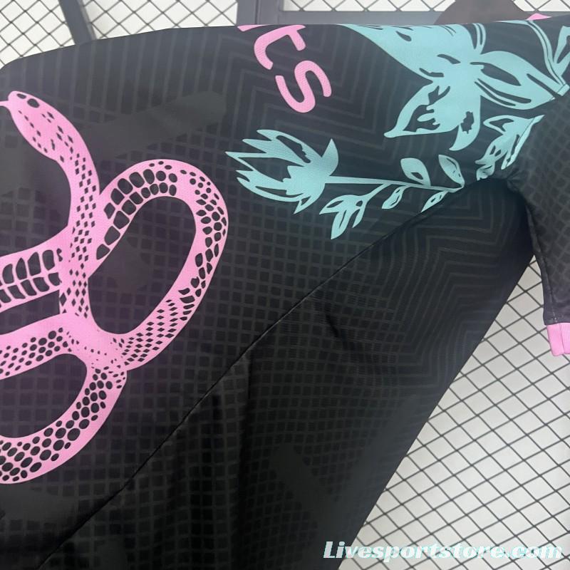 24/25 Inter Milan Black With Pink Snake Jersey