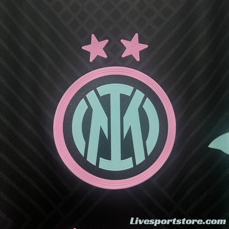 24/25 Inter Milan Black With Pink Snake Jersey