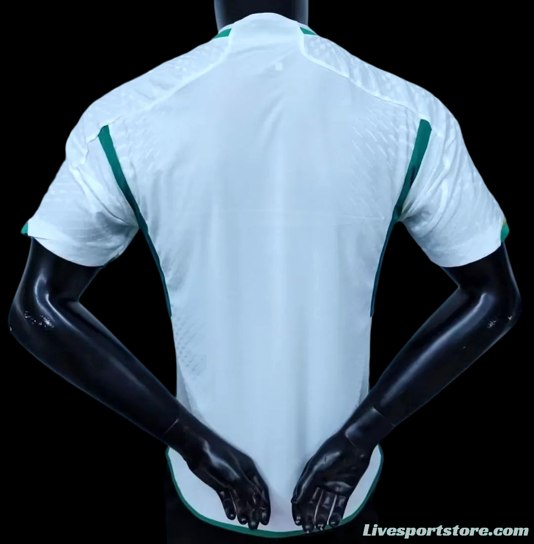 Player Version 2022 Algeria Home Jersey