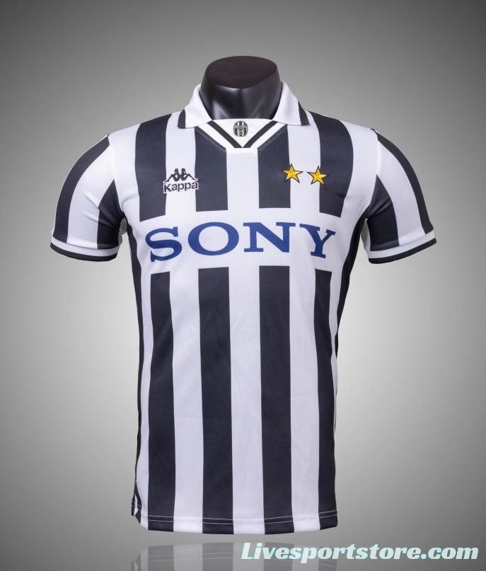 RETRO 95/97 Juventus Home Soccer Jersey