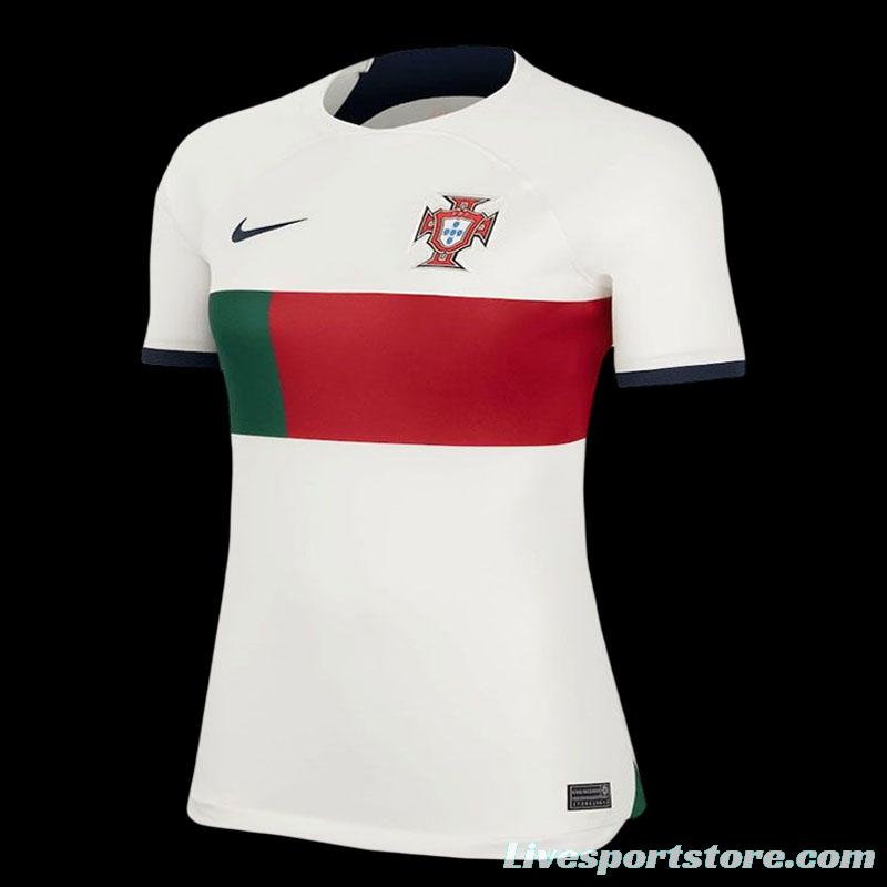 Women 2022 Portugal Away Jersey