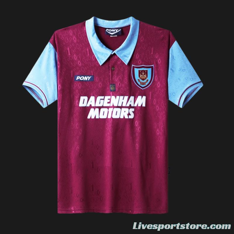 Retro 95/97 West Ham United Home Jersey