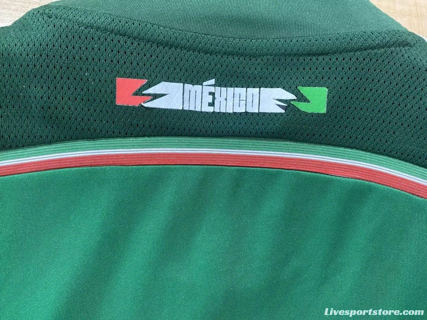 Retro 2014 Mexico Home Jersey