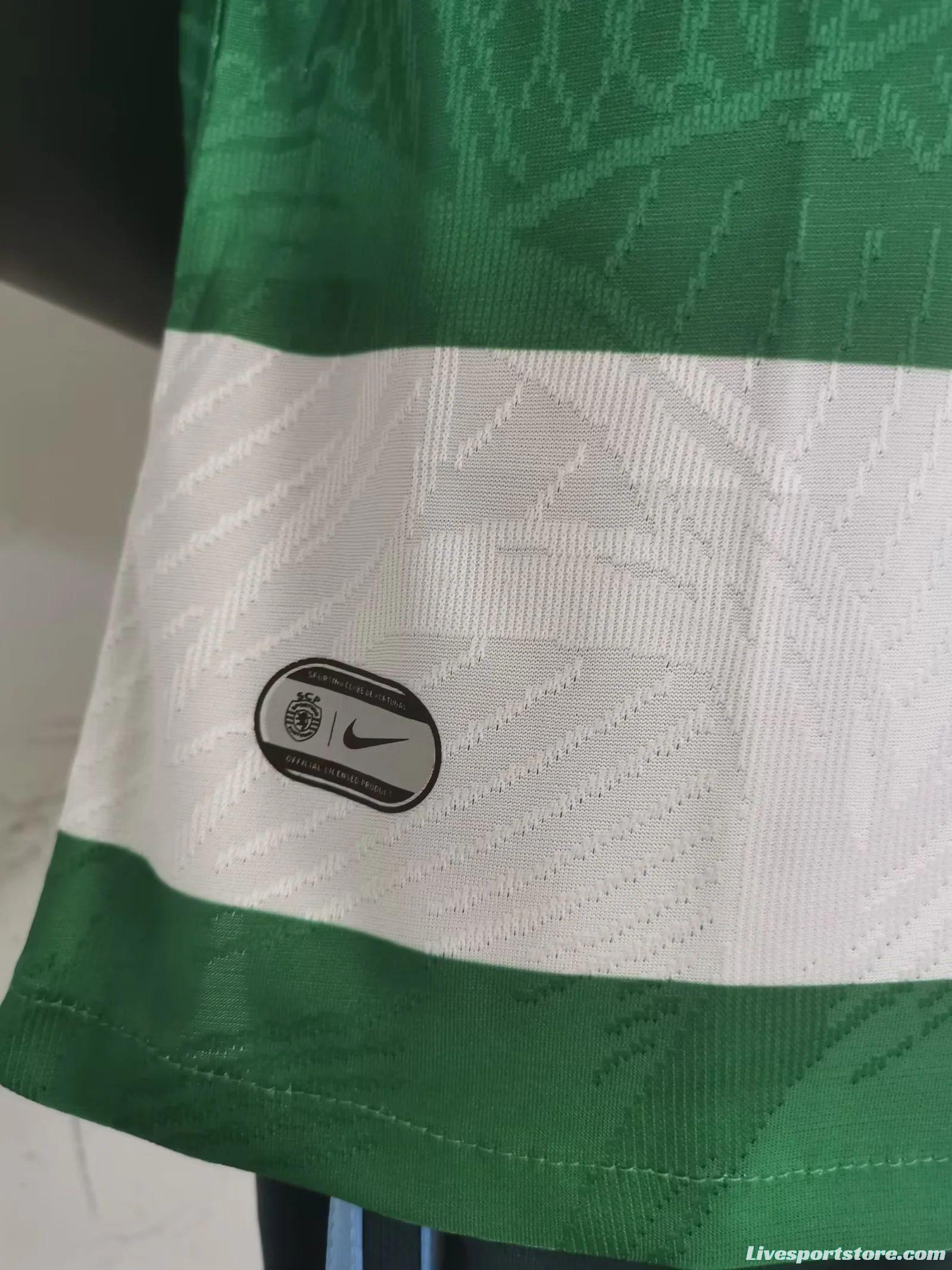 Player Version 23/24 Sporting Lisbon Home Jersey