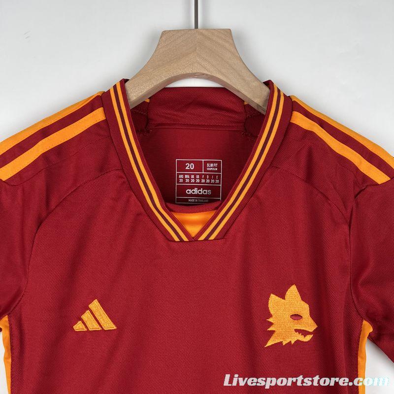 23/24 Kids Roma Home Jersey