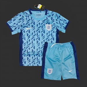 2023 Kids England Away Blue Jersey