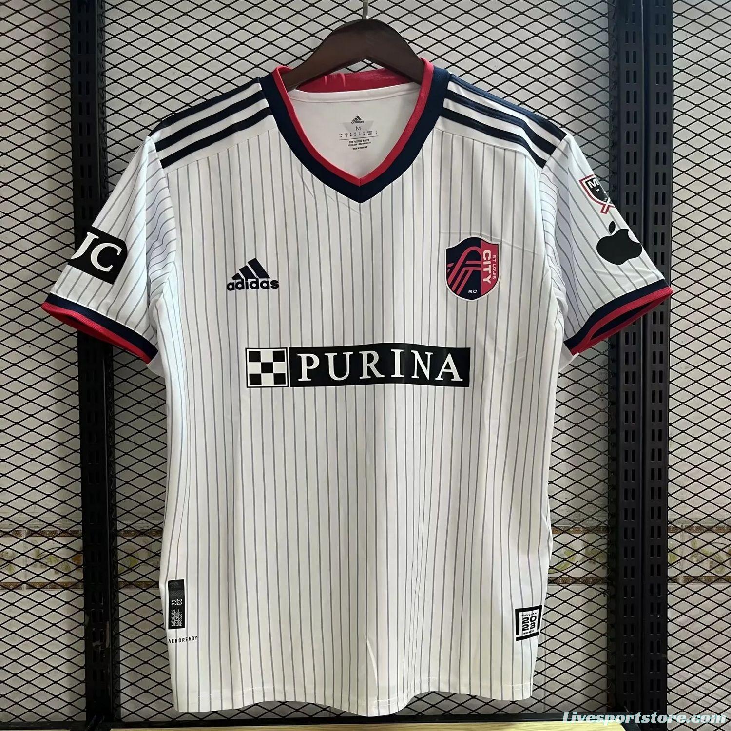 23/24 Saint Louis  Away White Jersey