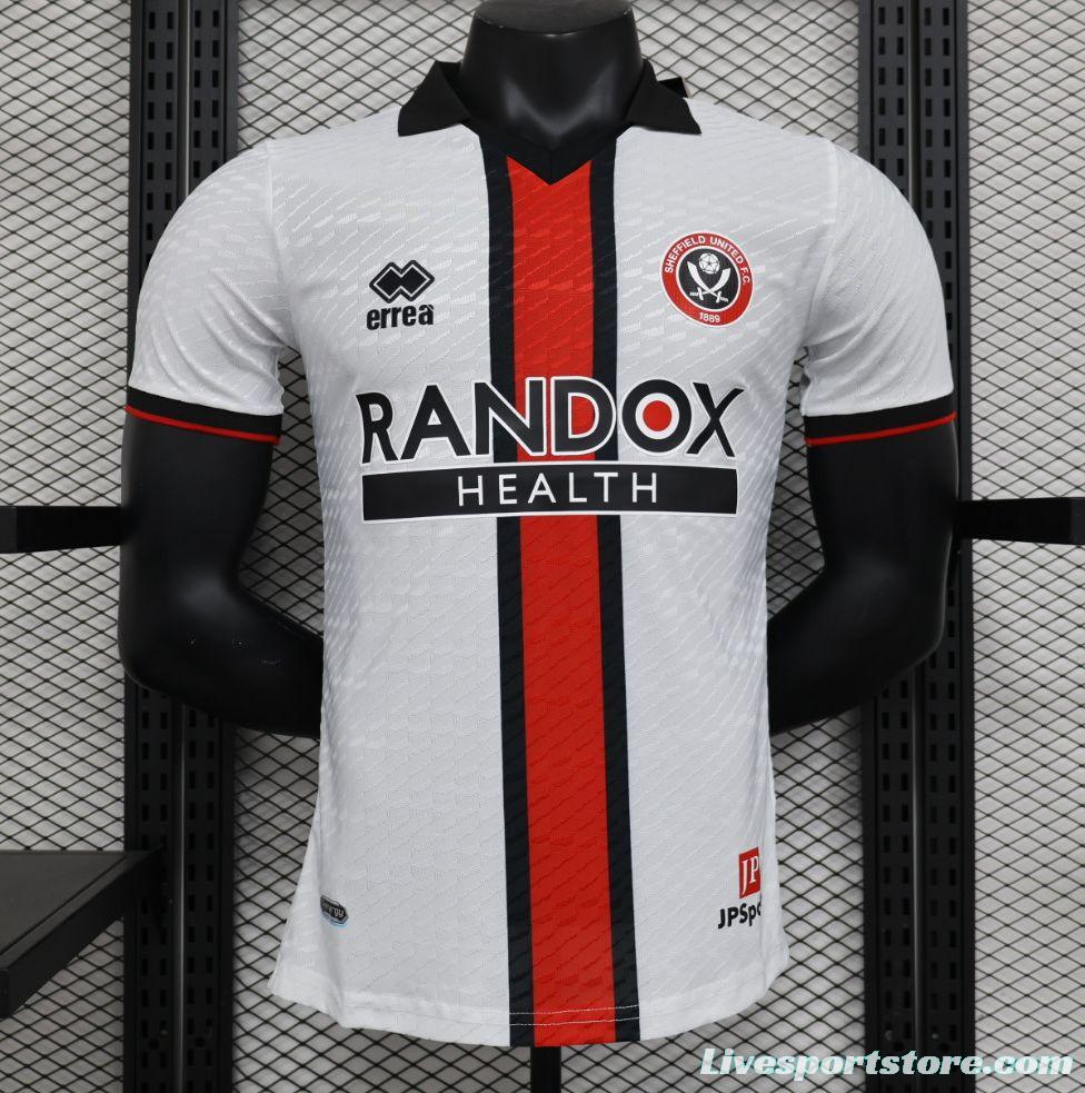 Player Version 23/24 Sheffield United Away White Jersey