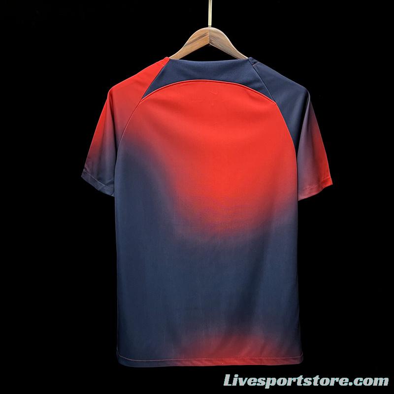 23/24 PSG Red Blue Training Jersey