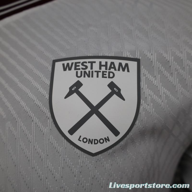 Player Version 23/24 West Ham United Away Jersey