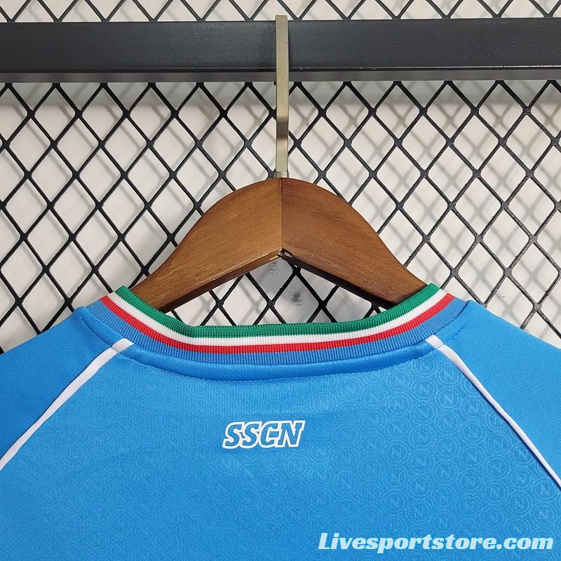 23/24 Kids Napoli Home Jersey