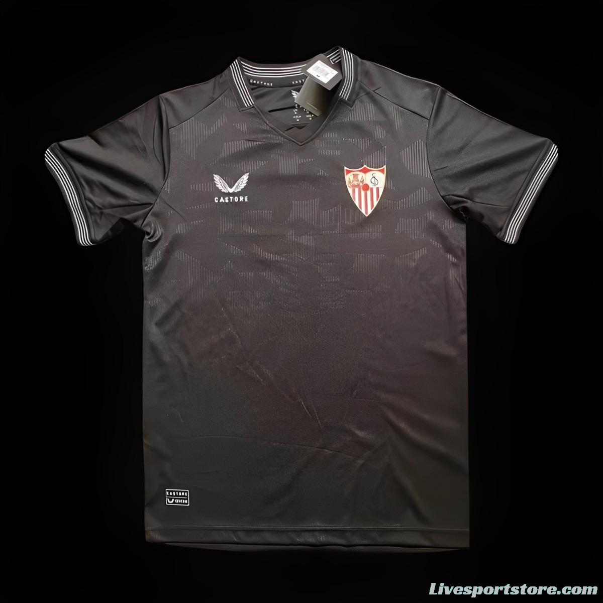 23/24 Sevilla Black Goalkeeper Jersey