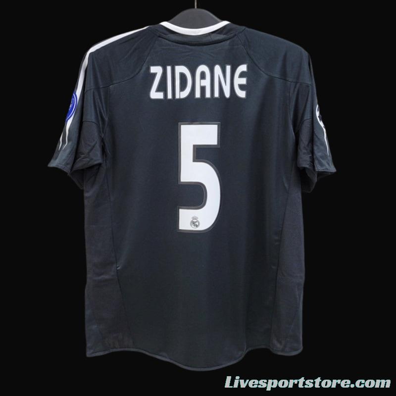 Retro 04/05 Real Madrid Third Black Jersey