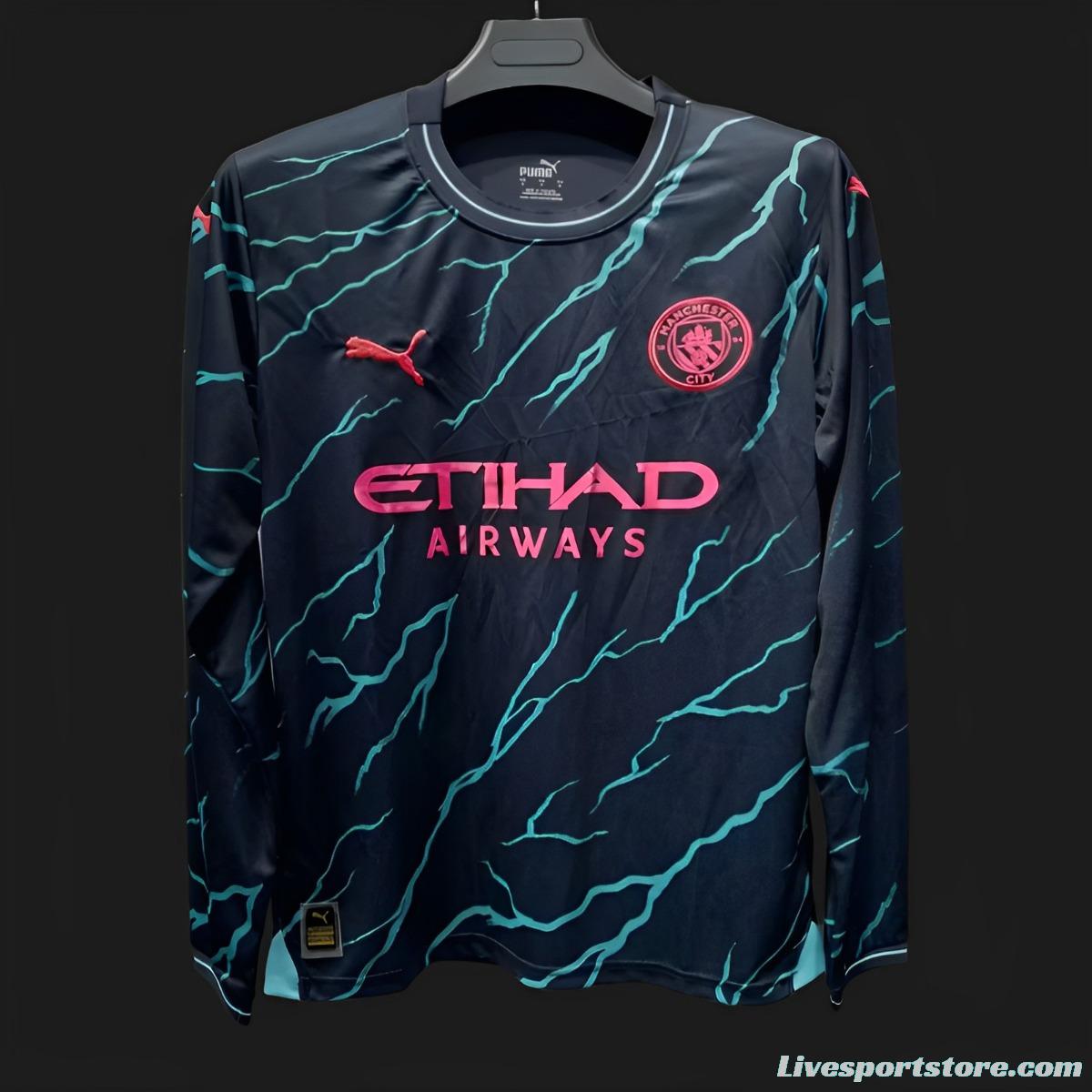 23/24 Manchester City Third Long Sleeve Jersey