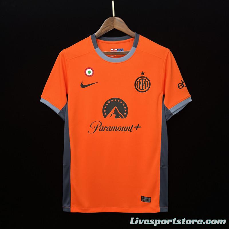 23/24 Inter Milan Third Orange Jersey