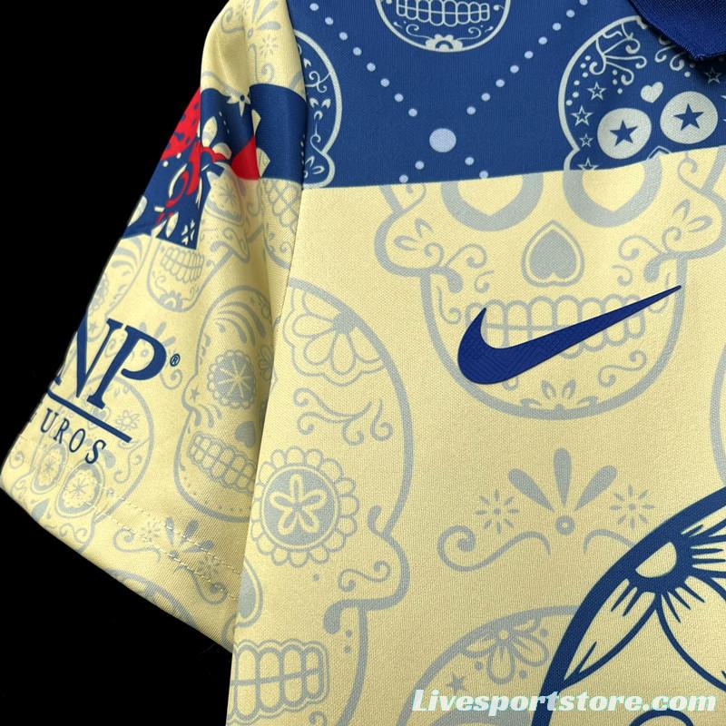 23/24 Club America Yellow Day of the Dead Special Jersey