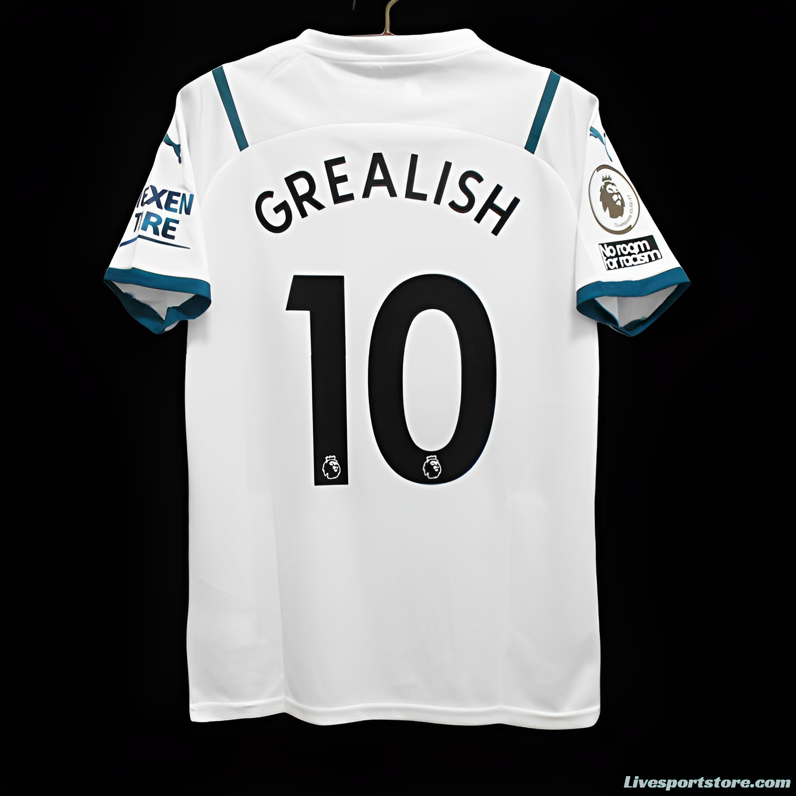 Retro 21/22 Manchester City Away White Jersey