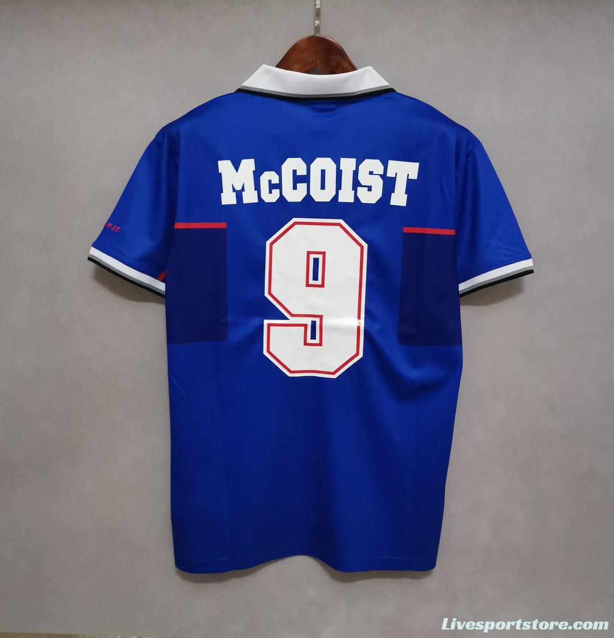 Retro 97/99 Glasgow Rangers Home Jersey